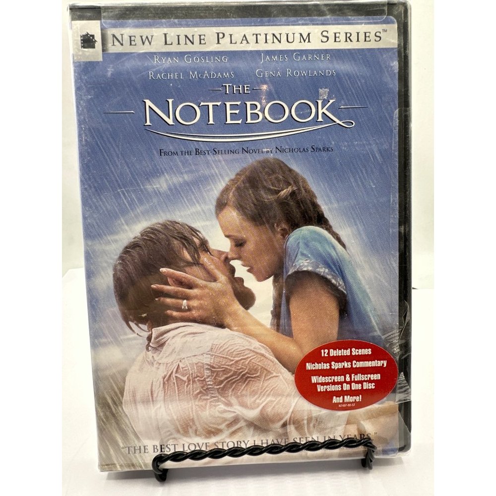 The Notebook DVD New Sealed Bonus Material Nicholas Sparks Ryan Gosling PG 13